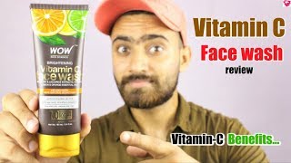 Wow Vitamin C face wash review  QualityMantra [upl. by Akirderf702]