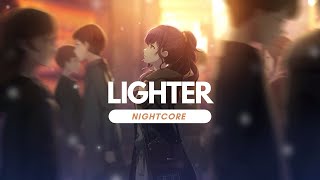 NIGHTCORE Lighter  Galantis David Guetta amp 5 Seconds of Summer  lyrics [upl. by Nimaynib12]