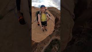 Part one of the most viewed Tandem BASE jump ever coaching teacher mantra youtubeshorts [upl. by Krein]