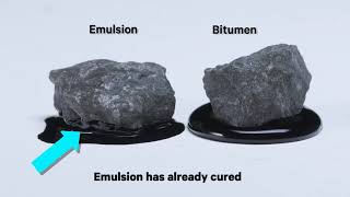 Watch the performance of bitumen emulsion vs standard bitumen  timelapse [upl. by Nimsay]