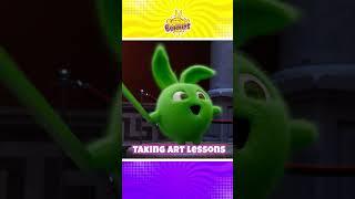 Sunny Bunnies Taking art lessons shorts shortsfeed funnycartoons cartoonforkids [upl. by Briscoe]