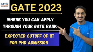 GATE 2023 PHD ADMISISONS  GATE RANK IN IIT FOR PHD ADMISISONS  PHD ADMISSIONS FOR LOW GATE SCORE [upl. by Aizat]