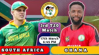 South Africa vs Ghana  SA vs GHA  3rd Match  African Games Ghana Men Live Score Streaming 2024 [upl. by Lakym]