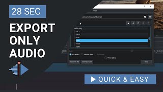 Kdenlive Tutorial How to Export only Audio Mp3 Wav in Kdenlive [upl. by Hennessey]