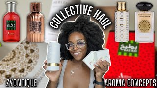 Collective Haul  PRAroma Concepts  Zyontique EssentialsTahara Vanilla Qissa Delicious Heritage [upl. by Alyar963]