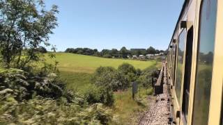 Paignton amp Dartmouth Steam Railway  Full Round Trip Part 1  250712 [upl. by Pinelli]