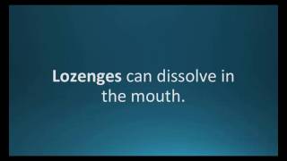 How to pronounce lozenge Pharmcabulary for Memorizing Pharmacology Flashcard [upl. by Nive356]