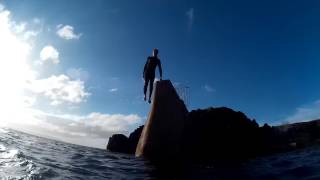 Portstewart Harbour Jumping HD [upl. by Durkee]