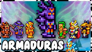 COMO FAZER TODAS AS ARMADURAS DA CLASSE INVOCADOR SUMMONER  TERRARIA 1449  MIMOSINHA [upl. by Neellok]