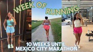 MARATHON TRAINING 10 weeks from Mexico City 2024 [upl. by Gnah335]