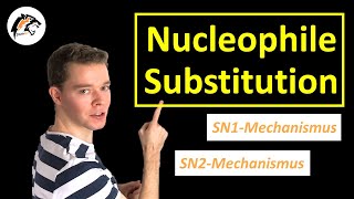 Nucleophile Substitution SN1 amp SN2 Mechanismus  Chemie Tutorial [upl. by Aelhsa]