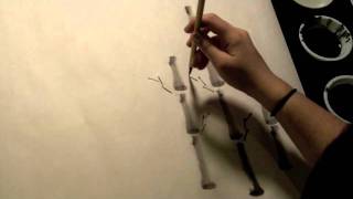 Chinese Brush Painting Bamboo for Beginner Students [upl. by Gill]