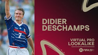 FIFA 23  PRO CLUBS  DIDIER DESCHAMPS 1998 WORLD CUP HEROES CREATION [upl. by Aikemet740]