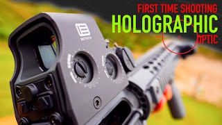 First Time Shooting Holographic Optic EOTECH [upl. by Derzon]