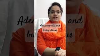 Adenomyosis and bulky uterus [upl. by Quartas]