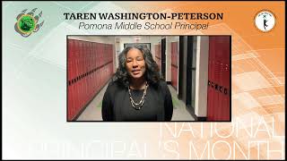 National Principals Month Pomona Peterson October 2022 [upl. by Nwahsad]