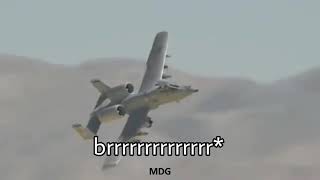 A10 Warthog Gun Sound Brrrrr [upl. by Enyawd]