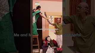 Me and my sibling during saaf safai tmkoc funny comedy relatable shorts viralvideo kids [upl. by Rigdon]