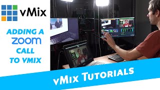 Adding a Zoom Call to your vMix Production New video in description for direct Zoom integration [upl. by Jaquelin]