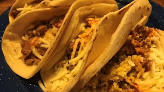 How To Make Chorizo Breakfast Tacos Huevos con Chorizo amp Frijoles con Chorizo [upl. by Atirys]