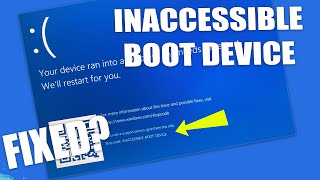 How To Fix inaccessible boot device on Windows 11 [upl. by Eatnoj]