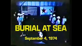 K129 Burial At Sea Ceremony On Glomar Explorer September 4 1974 [upl. by Ialokin]