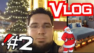 Vlog 2 Weihnachtsmarkt und HampM Würzburg Palettenbett Familienausflug mit Hund [upl. by Nisior106]