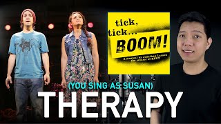 Therapy Jon Part Only  Karaoke  Tick Tick Boom [upl. by Ancalin]