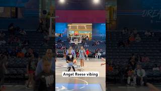 Nobody can resist Weezy 🤣 angelreese wnba chicagosky [upl. by Ardra]