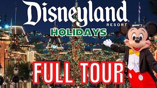 The MOST Complete Disneyland Holiday Walk Through of 2022 [upl. by Noble672]