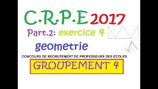 corrigé CRPE 2017 groupement 4Maths partie 2 exercice 3 geometrie volume sachet the [upl. by Soisanahta40]