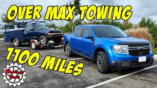 I Drove 1100 Miles Over Max Towing On My Ford Maverick [upl. by Laughton]