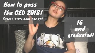 How to pass the Ged  Study Tips and More  Graduated at 16 [upl. by Pritchard719]