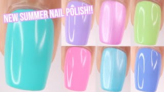 New OPI Make The Rules Summer 2023 collection swatch and review  new summer 2023 nail polish colors [upl. by Alyal437]