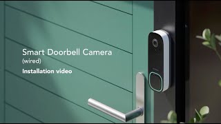 Installing your ecobee Smart Doorbell Camera wired [upl. by Airdnaxela]