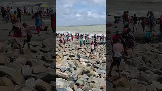 Digha sea beach water waves 🌊⛱️  beautiful weather 🌞🌤️🌈  shortvideo dighaseabeach viralshorts [upl. by Amatruda667]