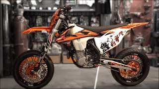 KTM 450 2018 Supermoto project [upl. by Audrey]