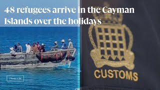 48 refugees arrive in the Cayman Islands over the holidays [upl. by Courtenay]