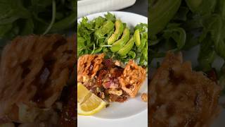 Stuffed Salmon with Feta Shrimps and Sundried tomatoes salmon recipe dinner ужин готовимдома [upl. by Enovi974]