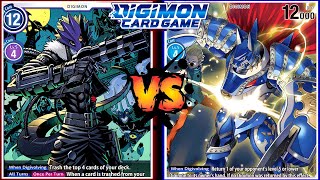 Beelzemon vs MirageGaogamon  Digimon TCG BT13 Match [upl. by Milburr]