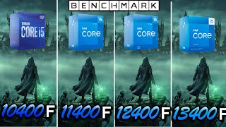 Intel i5 10400F vs 11400F vs 12400F vs 13400F  Test  1080p  1440p  RTX 4090 [upl. by Ylagam221]