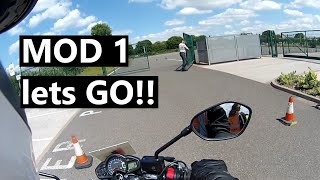 How my Mod 1 went  Motorcycle Mock Test Practice Video [upl. by Kloman]