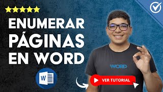 Cómo ENUMERAR PÁGINAS en Word a Partir de la Tercera Hoja  📃 O Cualquier Página 📃 [upl. by Ydneh926]