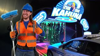 Handyman Hal works at the Car Wash  Drive Thru Car Wash for Kids [upl. by Niarfe]