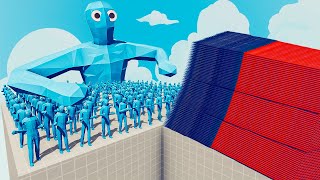 200x ICE ZOMBIE  1x GIANT vs EVERY GOD  Totally Accurate Battle Simulator TABS [upl. by Olnek547]