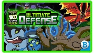 Ben 10  Ultimate Defense  Ben 10 Games [upl. by Ehctav]