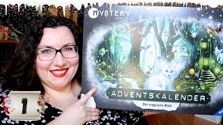 UNBOXING Ravensburger Adventskalender  Der magische Wald  Einführung  Tag 1  ach herje [upl. by Aimehs]