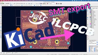 Tutorial KiCAD export to JLCPCB PCB manufacturing and SMT assembly [upl. by Anayrb]