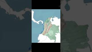 Mapas de Colombia Mares y Cordilleras [upl. by Asa]