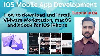 Tutorial 04 How to download and install VMware Workstation macOS and XCode for iOS iPhone [upl. by Dyl]